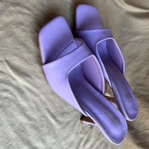 Lilac heels size 8